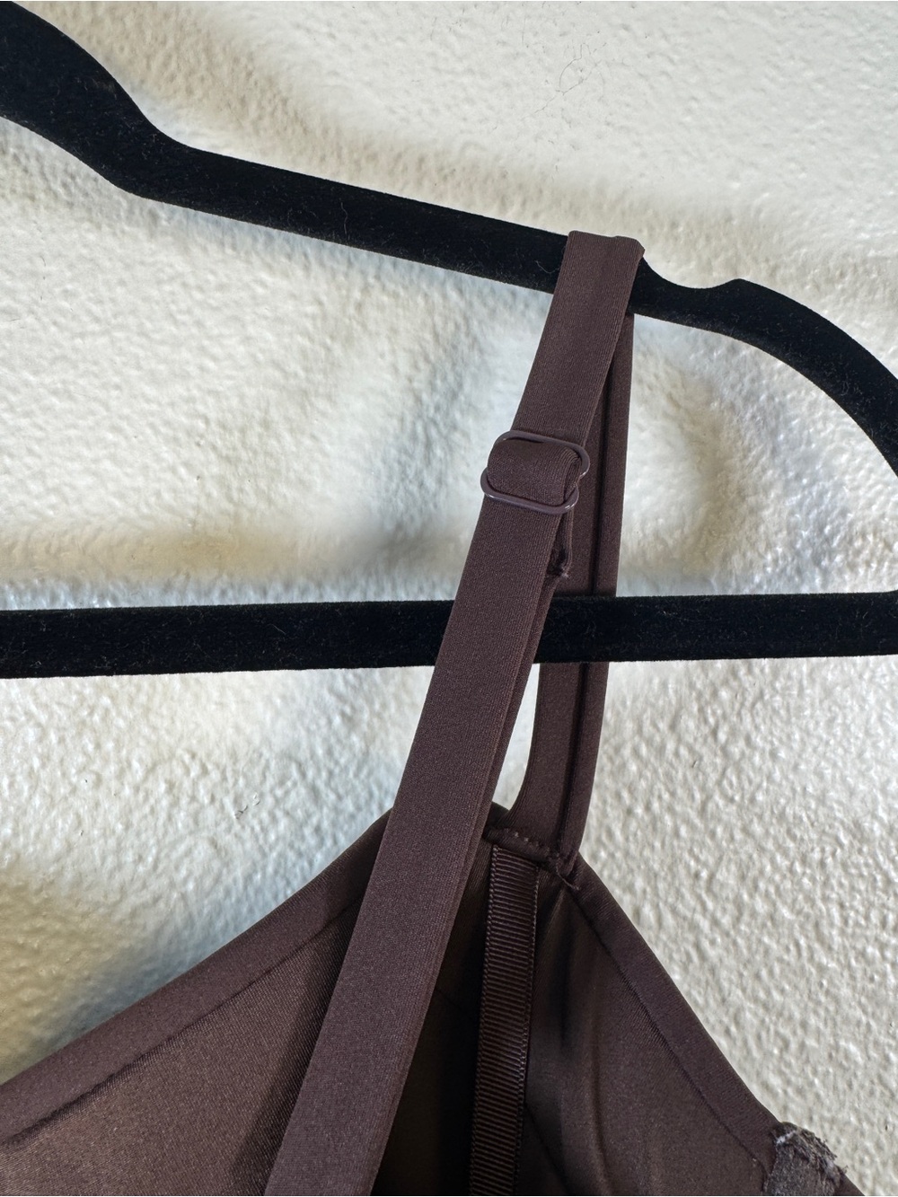 TA3 Brown Bombshell Sculpting Push Up One Piece Swimsuit Womens L Lace Up Back - Picture 5 of 9